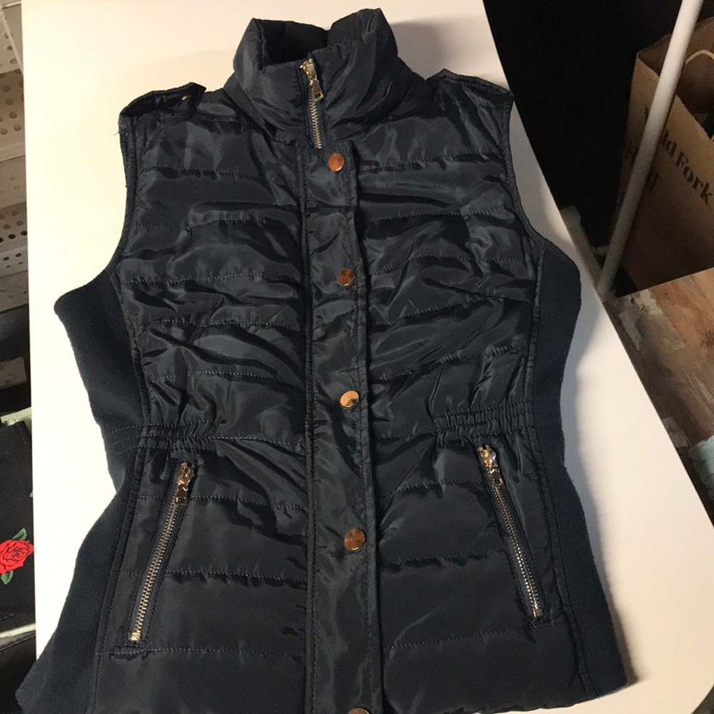 Fur lined vest
